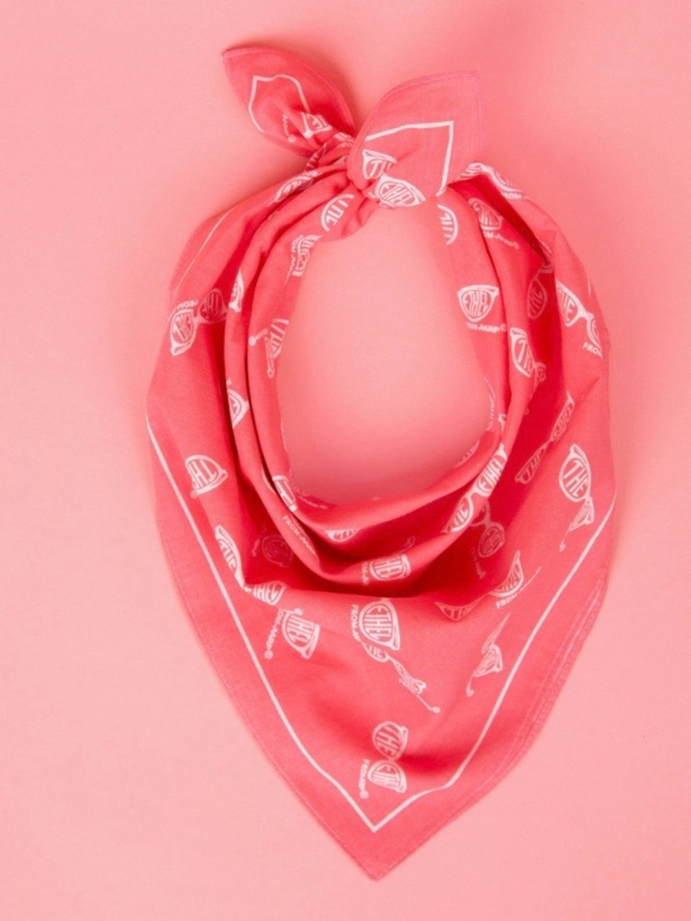 Pink Ethel Bandana Scarf - Women - Picture 4 of 5